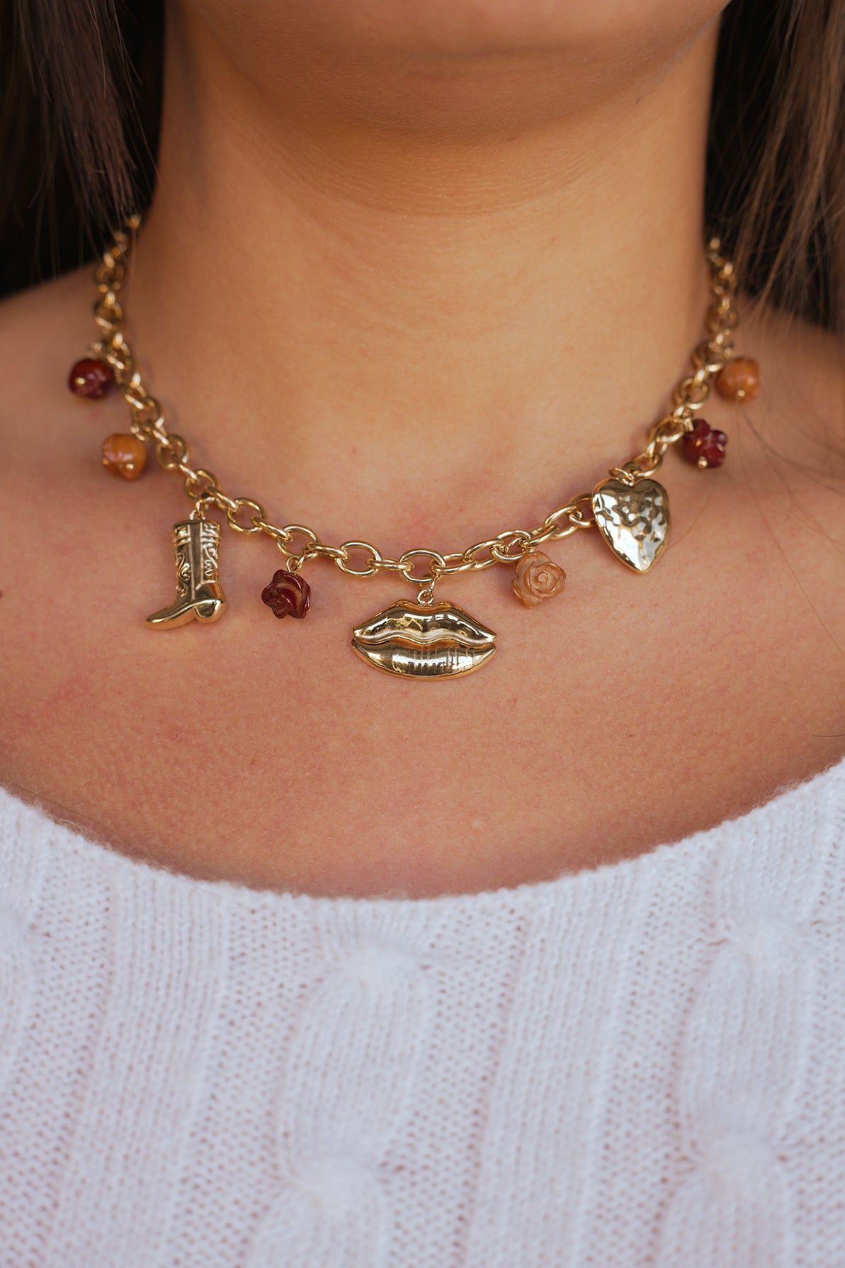 Collier Diane ( Marron)