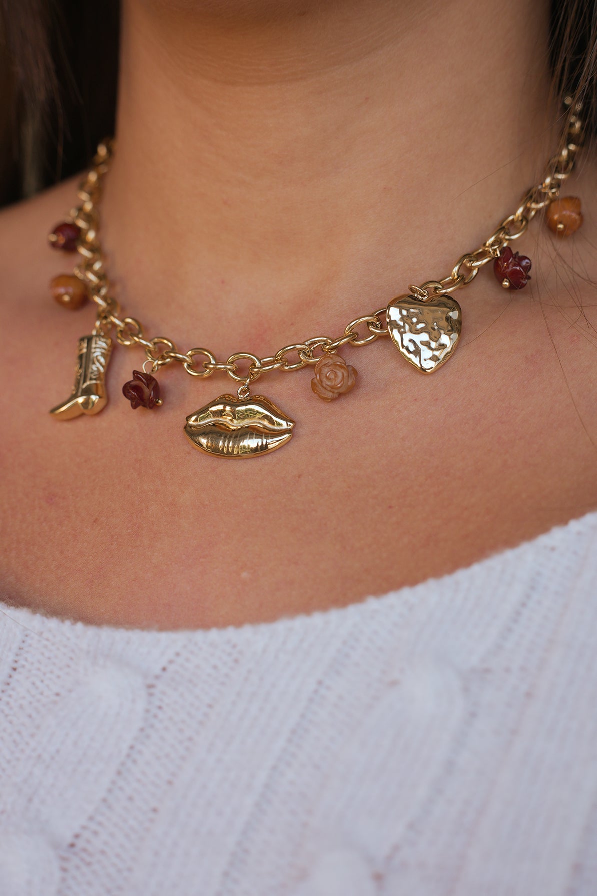 Collier Diane ( Marron)