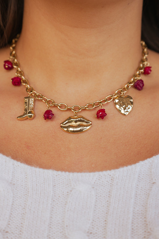 Collier Diane ( Rouge)