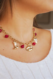 Collier Diane ( Rouge)