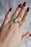 Bague Noélia - Jaspe Vert